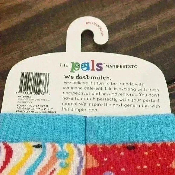 Pals Toddler Crab & Jellyfish Collectible Mismatched Socks - Picture 4 of 6